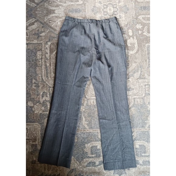 Pendleton 100% Wool Women’s 8 pants grey straight leg, dress pants, herringbone - Picture 3 of 9